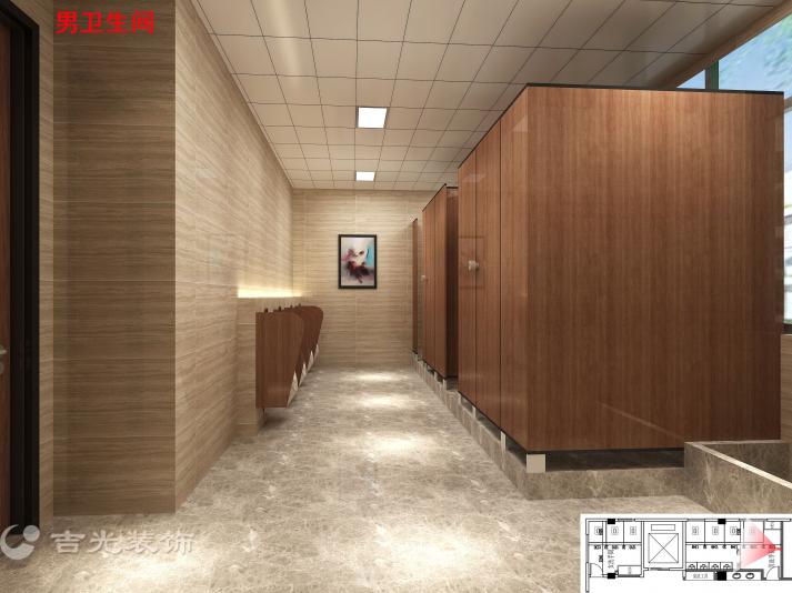 男卫生间效果图
